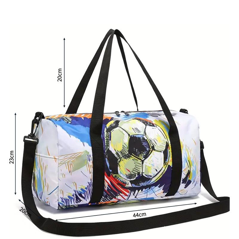 Trendy Popular Funny Novelty Pink Love 3D Printed Travel Bags Barrel Shape Crossbody Bag Outdoor Sports Bags Gym Yoga Bag