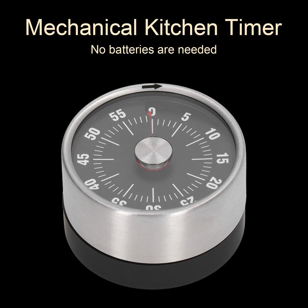 Magnetic Timer Magnet Design Stainless Steel 70db Alert High Accuracy Visual Timer for Kitchen Cooking Management