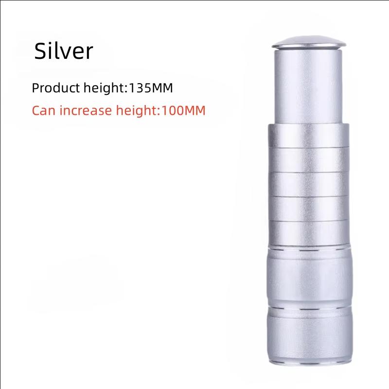 Aluminum Alloy Bike Fork Stem Riser Extender Extension Bicycle Cycling Bike Stem Head Up Raiser Handlebar Riser Adaptor