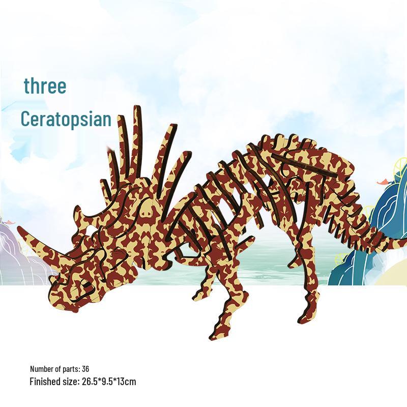 3D Holzpuzzle Modellspielzeug für Kinder ab 6 Jahren - Handgefertigtes Lernspielzeug