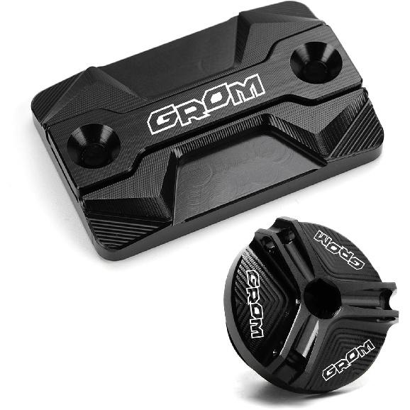 

Compatible with Grom 125 2023 MSX125 MSX 125 2013-2023 2024 2025 CNC Motorcycle Front Brake Fluid Reservoir Cover Cap Oil Filler Plug Cap (Red) чёрный