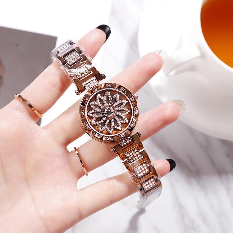 TikTok Trendy: Dámske hodinky Fortune s diamantmi, quartzové, vodotesné