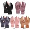 Touch Screen Winter Warm Electric Heated Gloves Soft USB Rechargeable Heated Motorcycle Gloves Windproof 2 Finger Heated Gloves