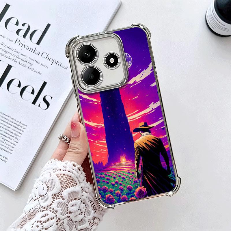 Stephen King The Dark Tower Soft Phone Case For Xiaomi Redmi Note 14 15 Pro Plus 13 12 11S 11T 5G 10 9S 9 Plating Anti-Fall Fund
