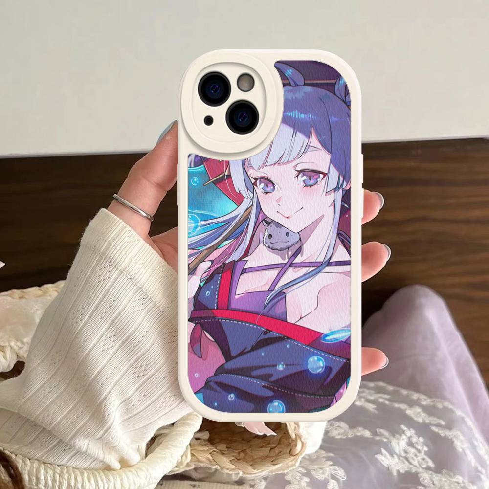 Classic Cosmic Princess Kaguya GL Anime Leather Phone Case For IPhone 15 14 13 Pro Max 12 11 16 Plus Phone Cover