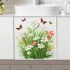 CH81780 Kleines Gras & Schmetterling Abnehmbarer Wandaufkleber