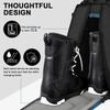 Multifunctional Ski Backpack: Double Shoulder, Ski Boot & Helmet Storage, Wet/Dry Separation