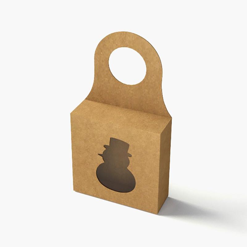 

WTEMPO 25 шт 9*9*3 см рождественские подвесные коробки из крафт-бумаги для фестиваля на открытом окне креативные подарочные коробки своими руками декоративные подвесные коробки для бутылок вина 25pcs хаки