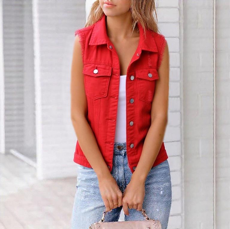 2026 Spring/Summer Women's Long-Sleeve Denim Jacket