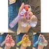 Bowknot Floating Acrylic Bottle Keychain Perfect Birthday Gift For Girls