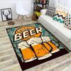 1Pc Beer Print Rug - Home Decoration Carpet For Living Room Bedroom Flooring Computer Chair Area Rug