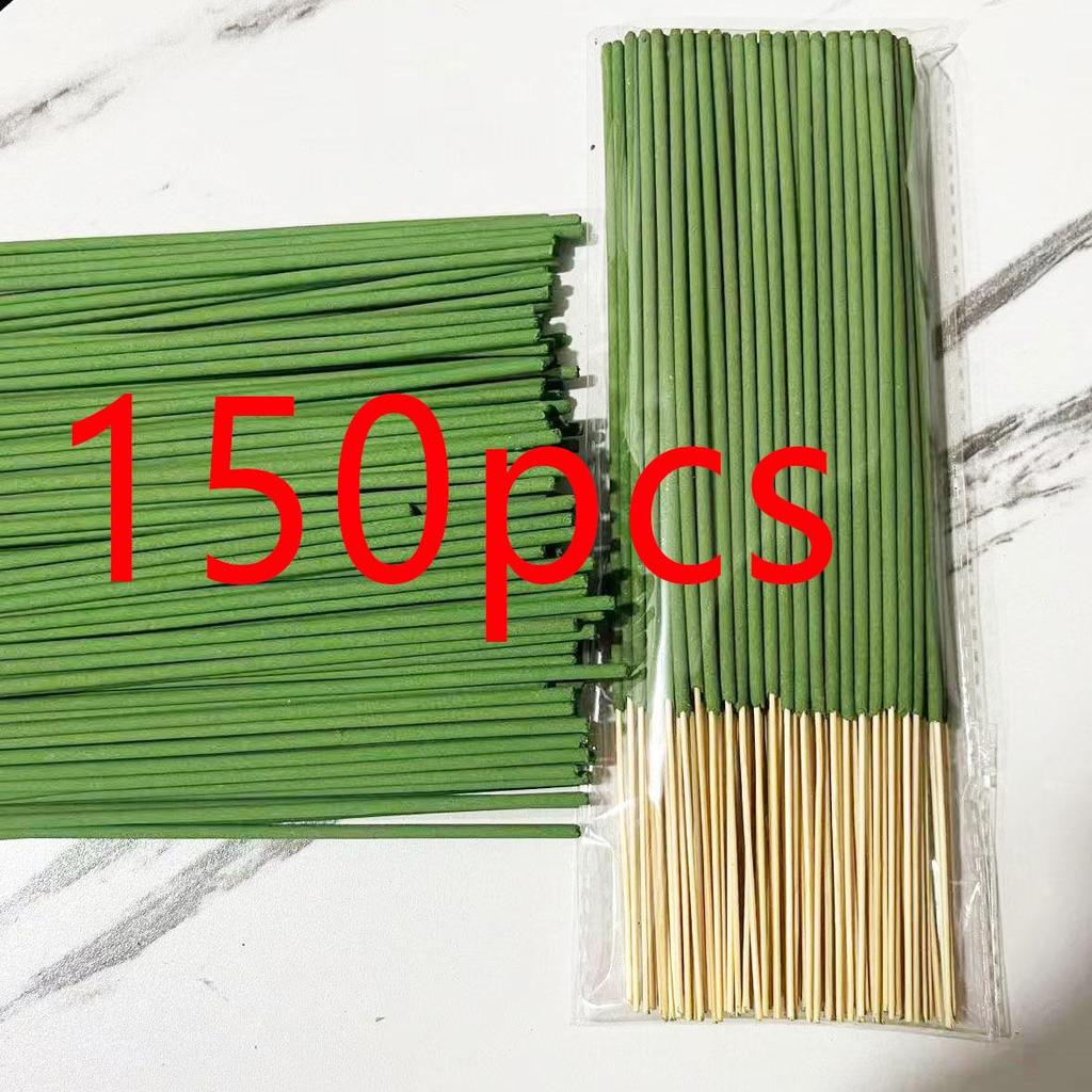 Lemongrass Citronella Bamboo Incense - 22cm Mosquito Repellent for Outdoor Camping