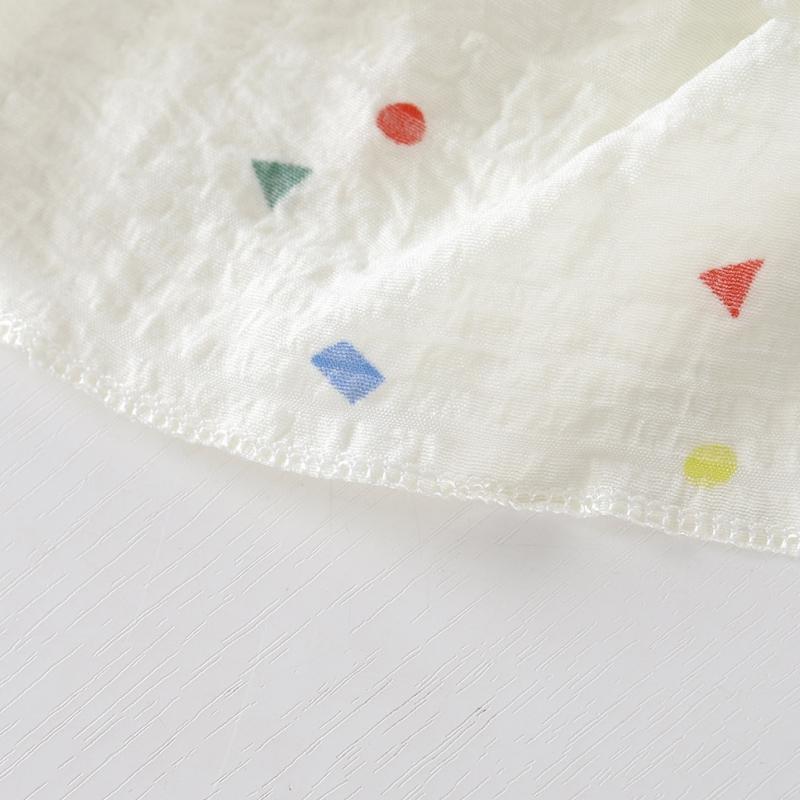 Baby Mädchen buntes Blumenmuster Kleid ärmellos Rüschenkragen Kleinkind Sommer lässig A-Linie Baumwollkleid für Kinder Kleidung