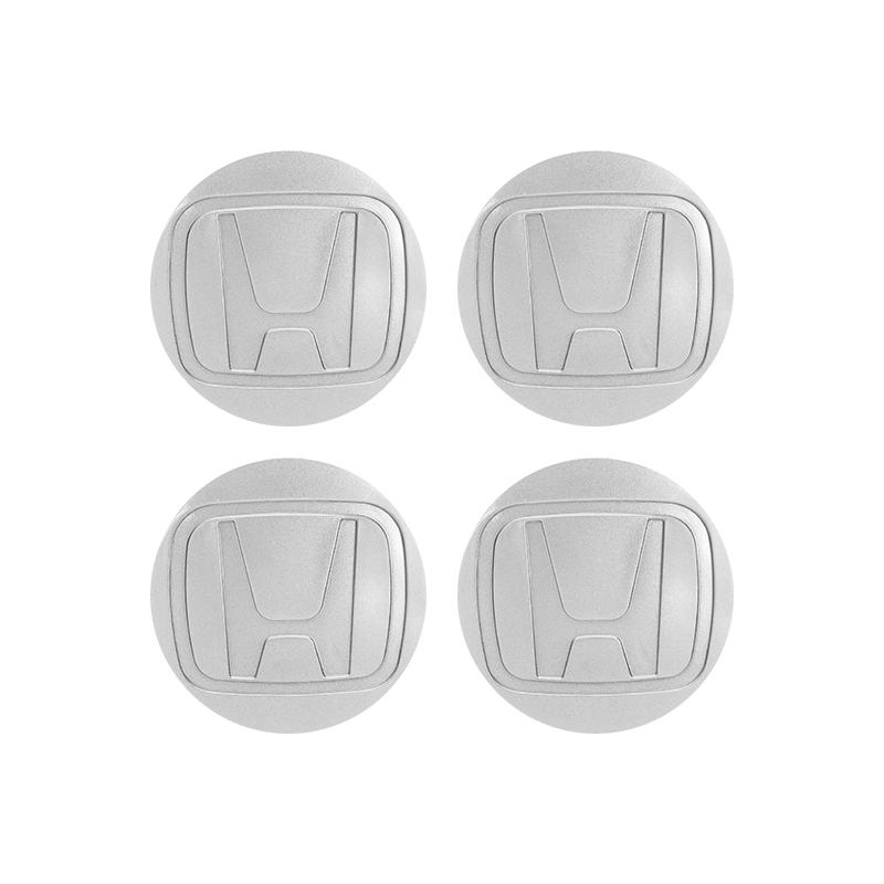 4pcs Car Wheel Center Cap Hub Cover Badge Emblem Sticker Car Accessorie For Honda Civci FIT CRV Accord Jazz HRV Stepwgn CRZ 5th
