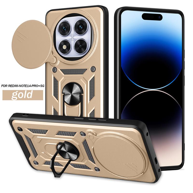 

For Xiaomi Redmi Note 14 Pro Plus 5G Case Armor Shockproof Back Cover For Redmi Note 14Pro Plus + 5G Magnetic Ring Holder Coque Redmi Note14 ProPlus