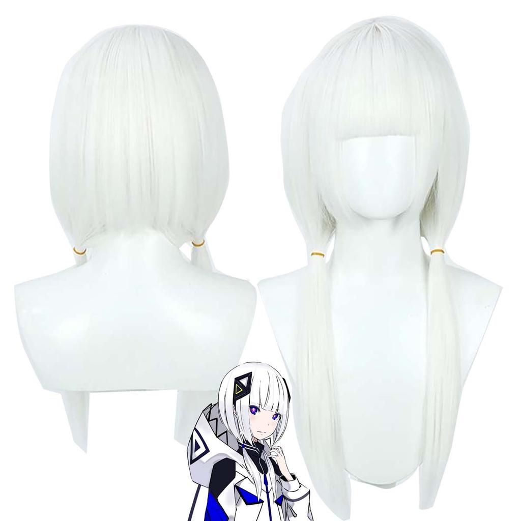 Vtuber Virtual YouTuber KAF Pink White Cosplay Heat Resistant Synthetic Hair Wig for Women IDOL-020