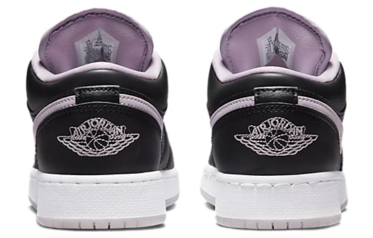 Jordan 1 Niskie SE Czarne Lodowy Fioletowy GS DV1333-051