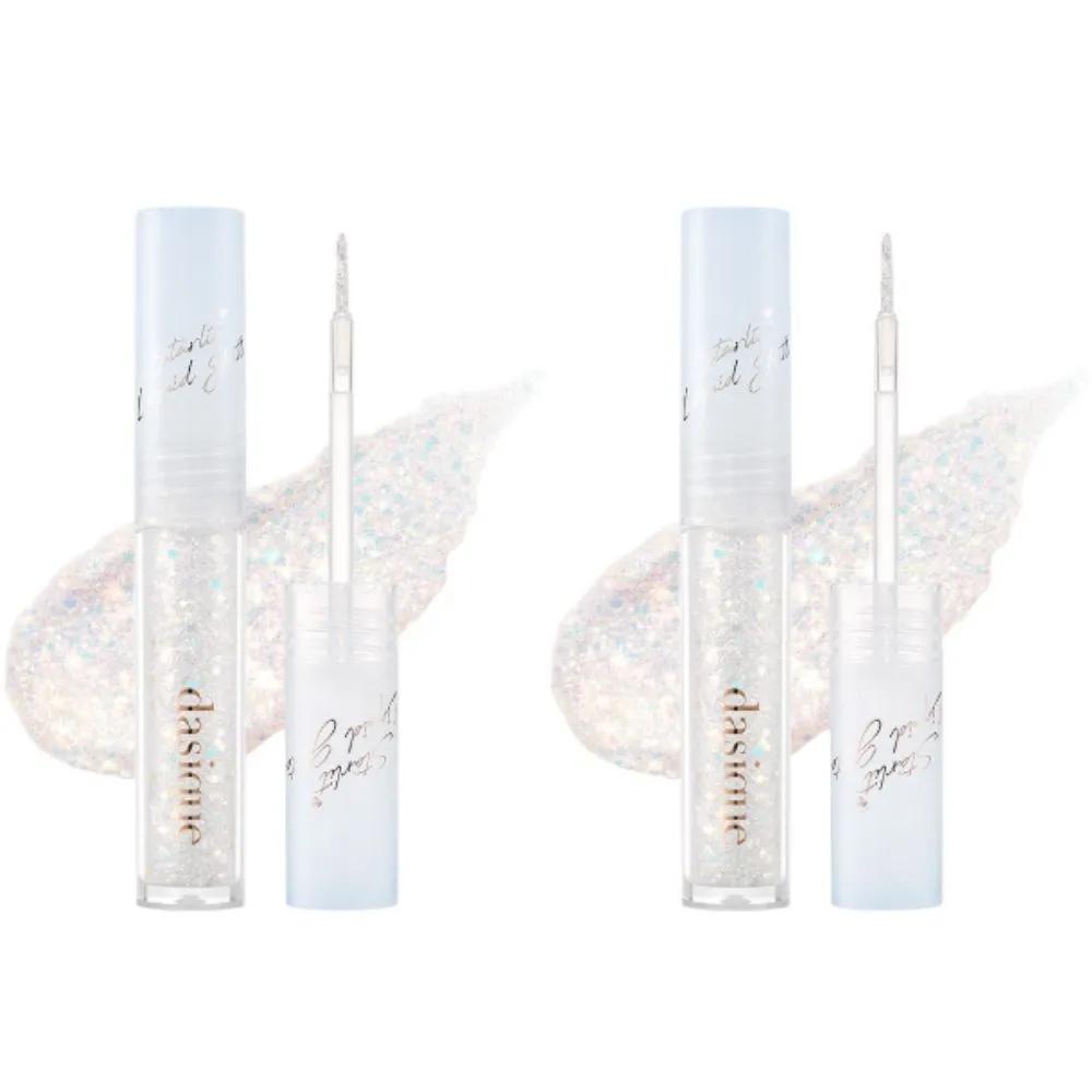 DASIQUE Тени для век Starlit Glitter 02 Candy Hearts x2