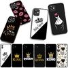 for Xiaomi Poco F7 F6 F8 Ultra F5 X7 X6 X5 X3 NFC M7 M6 Pro C85 C75 C65 C71 C61 Case Crown King Queen Princess Heart shaped