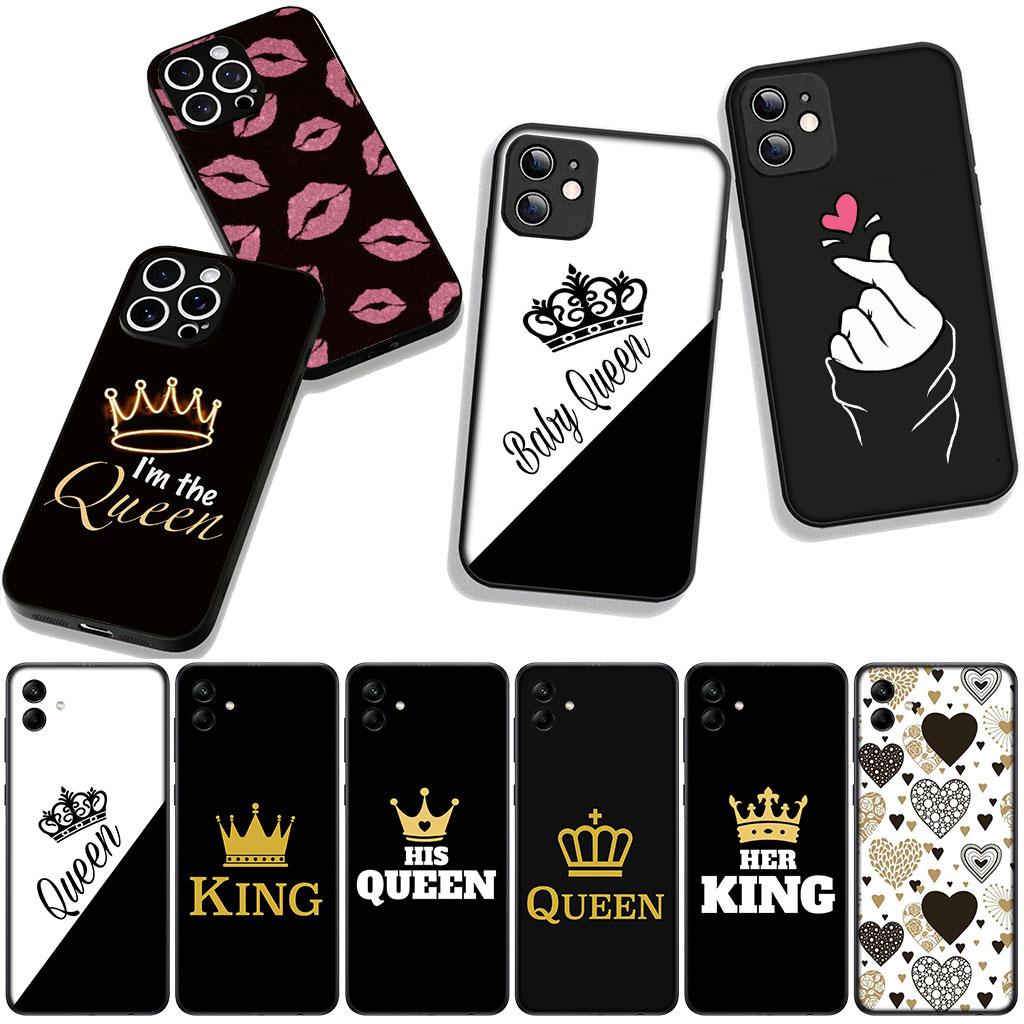for Xiaomi Poco F7 F6 F8 Ultra F5 X7 X6 X5 X3 NFC M7 M6 Pro C85 C75 C65 C71 C61 Case Crown King Queen Princess Heart shaped