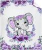Elephant Blanket Gifts for Women Girls Super Soft Cozy Elephant Throw Blanket Warm Fuzzy Plush Fleece Bedding Decor Blanket