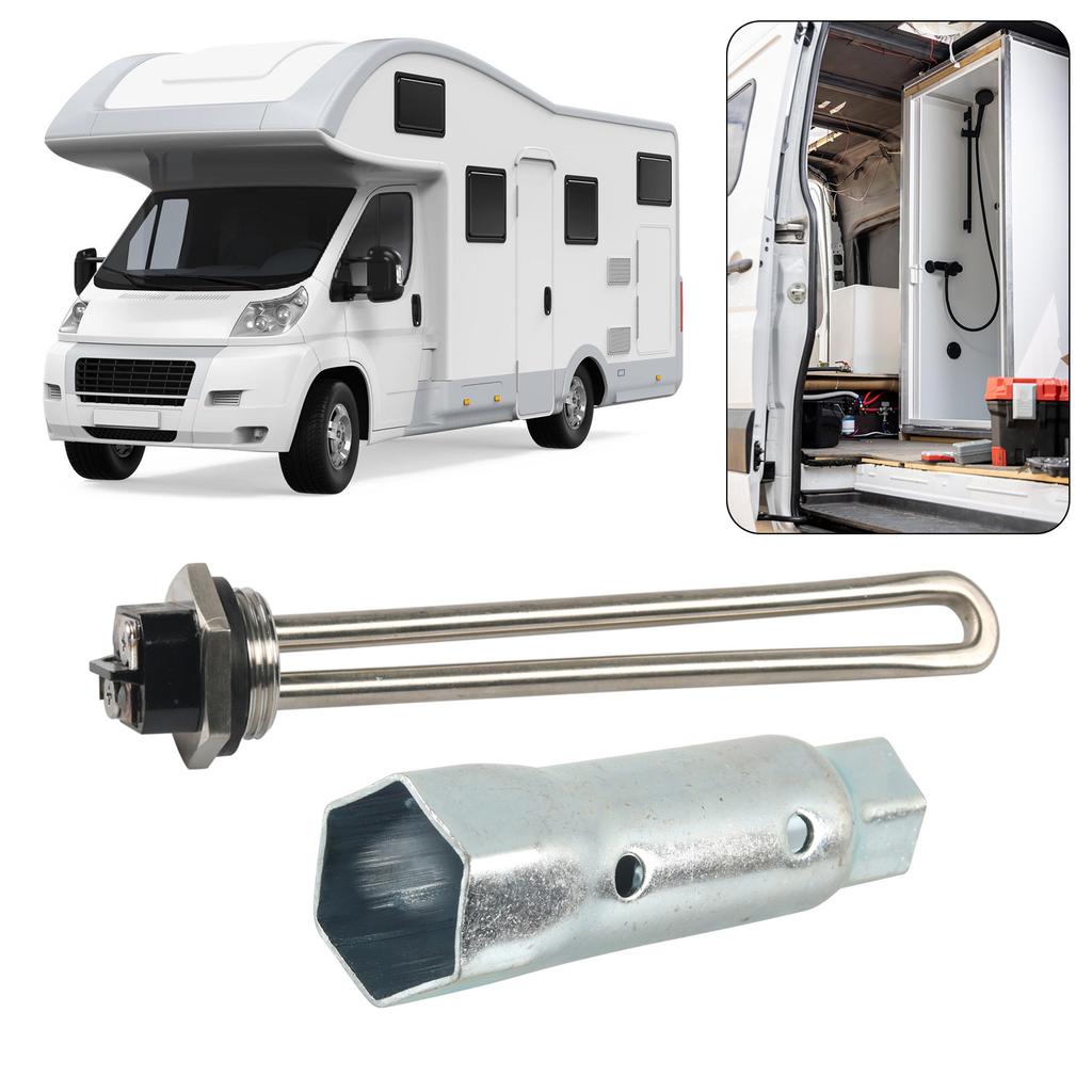 High Efficiency Water Heater Element 120V 1440W Heating Device Spare Part Simple Installation for Recreational Vehicles
