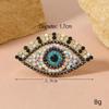 Stylish Devil's Eye Enamel Zircon Ring - Simple, Cute, and Adjustable
