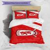 Middlesbrough F.c Printed Pattern Duvet Cover Set – Includes 1 Duvet Cover and 2 Matching Pillowcases Bedroom Decor Christmas Gifts