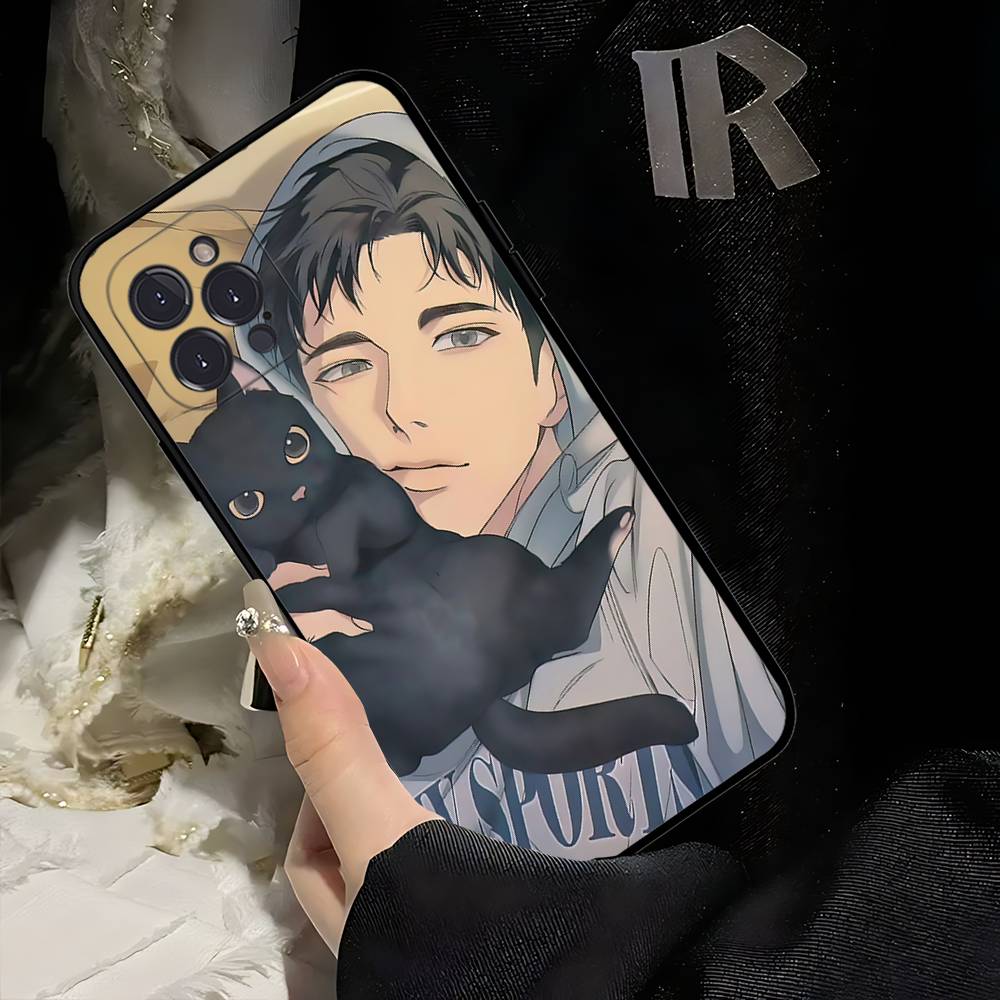 Backlight Bl Anime Phone Case For Iphone 16 15 17 13 14 12 11 Pro Max Plus Black Shell Cover Case