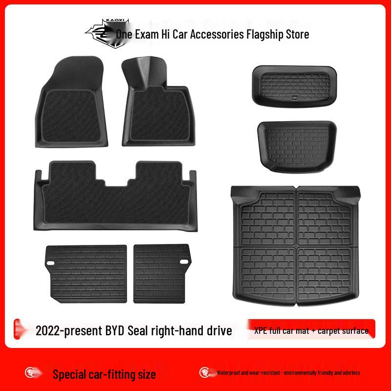 BYD Seal RHD Waterproof Wear-Resistant Floor & Trunk Mats