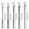 Professional Four Flute Sawtooth Eccentric Twist Drill Bit for Fast Drilling Hole On Tile Marble and Concrete Surfaces