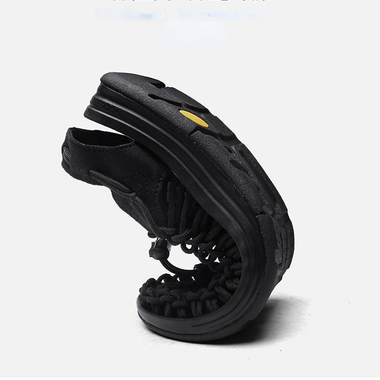 35-46 Size New Breathable Sandals Women Fashion Casual Woven Sandals Beach Women's Shoes Couple Shoes