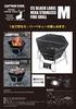 Captain Stag UG-70 BBQ-Ofen, Feuerstelle und Dutch Oven, 3-in-1 Hexa Edelstahl Feuergrill mit Tasche, Mittlere Größe, CS Black Label