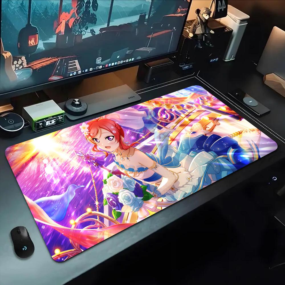 maki nishikino Mouse Pad 500X1000 mm Large Gaming Mousepad Gamer XL Rubber Otaku Keyboard Pad Laptop Desk Mat