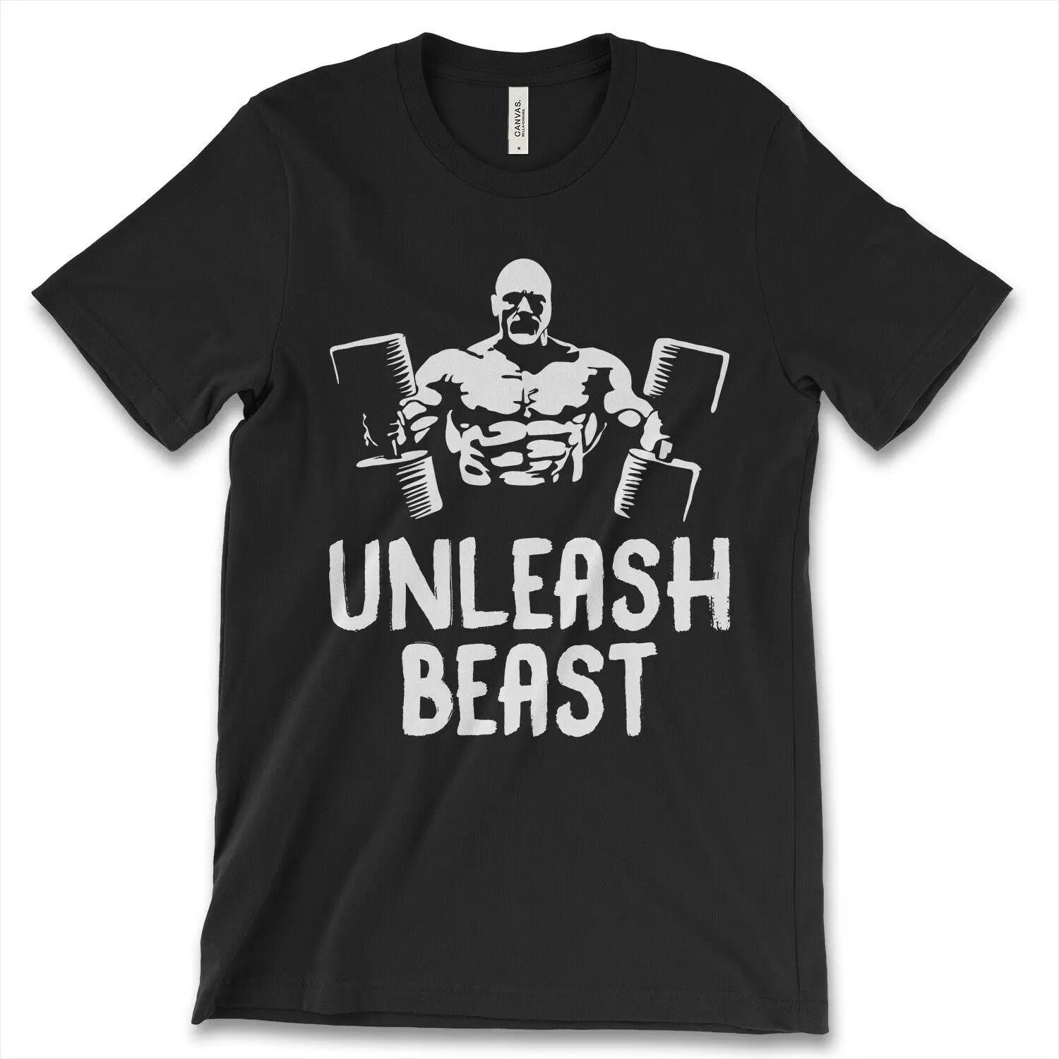 

Unleash Beast Gym Bodybuilding Workout Fitness T-Shirt 100% Cotton O-Neck Summer Short Sleeve Casual Mens T-shirt Size S-3XL 4XL