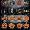 Cartoon Pumpkin Decoration Props Paper Craft Ghost Pendant  Atmosphere Props