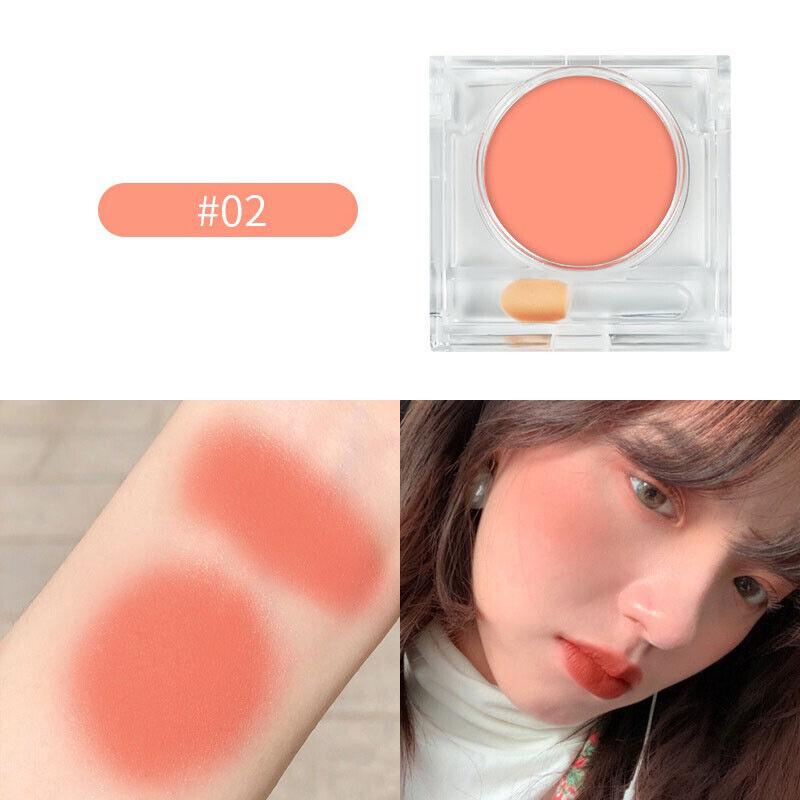 1 Stück Puder Rouge Palette Mineralpuder Langlebig Natürlich Wangenkontur Helles Pfirsichpuder Rouge Kosmetik WBL