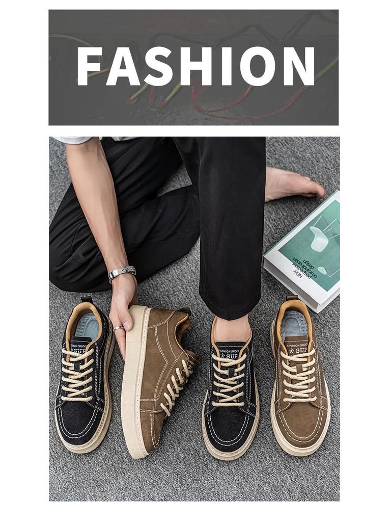 Pánské trendy sportovní ležérní boty ve stylu Hongkongu - Podzim 2024 Niche designové tenisky