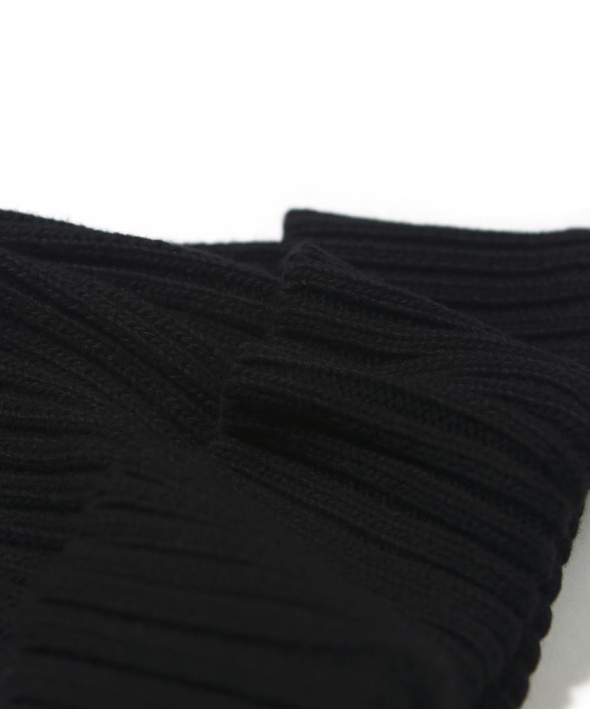 SUNDAY HOBBY CLUB Cotton Signature Logo Beanie - Black