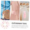 VORCOOL 15pcs Knuckle Rabbit Pendant Stuffed Animal Baby Rabbit Doll PP Cotton