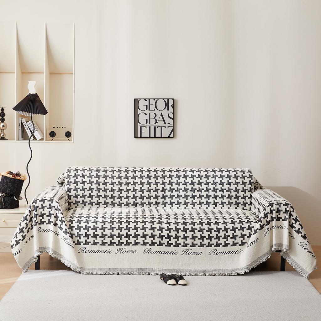 Houndstooth Sofa Towel Four Seasons Universal Elastic Sofa Cover Blanket All-inclusive Universal One-piece Full Cover Anti-cat Scratch Sofa Cover