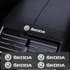 NADH5 Valve Stems & Caps Metal Emblem Auto Decor Decals Reflective For SKODA Superb Karoq YETI FABIA Octavia Kodiaq
