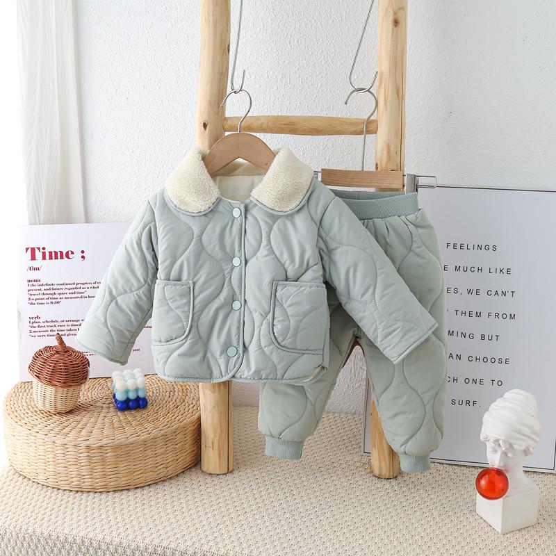 2023 Kinder Baumwollanzug mit Fleecefutter: Jungen & Mädchen Winter Prinzessin Jacke