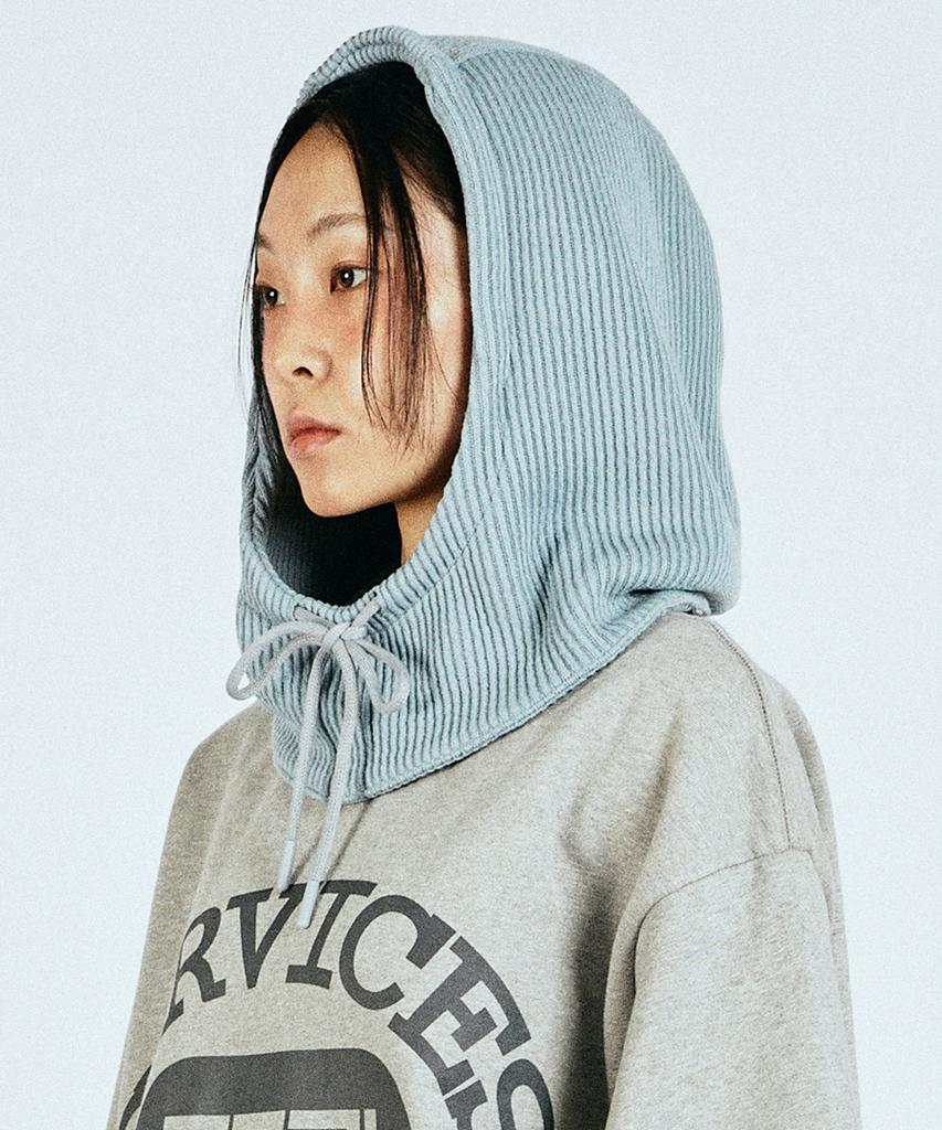 VASROCK Churros Knit Balaclava Pastel Blue