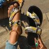Summer toe cool slippers women's new camouflage fashion flat casual outside beach women's shoes
