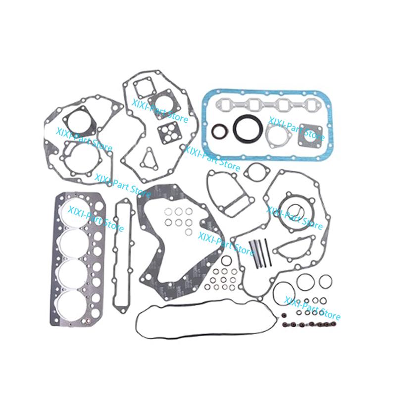 S4L Full Gasket Kit Set & Piston Ring 78*2.5HK+2+4mm For Mitsubishi Engine Cylinder Head Gasket Overhaul Rebuild Kit