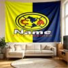Custom Name Personalized Club America Print Tapestry, Wall Art Decor, Bedroom, Dorm, Apartment, LivingRoom, Party Backdrop, Gift for Birthday