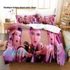 Juego de Cama Kpop Demon Hunters Individual Twin Matrimonial Queen King Tamaño Juego de Cama para Habitación Infantil Fundas Nórdicas Juegos de Sábanas Anime