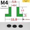 T-förmige Nylon-Dichtungsscheibe M3-M35 Gewinde Isolierabstandshalter