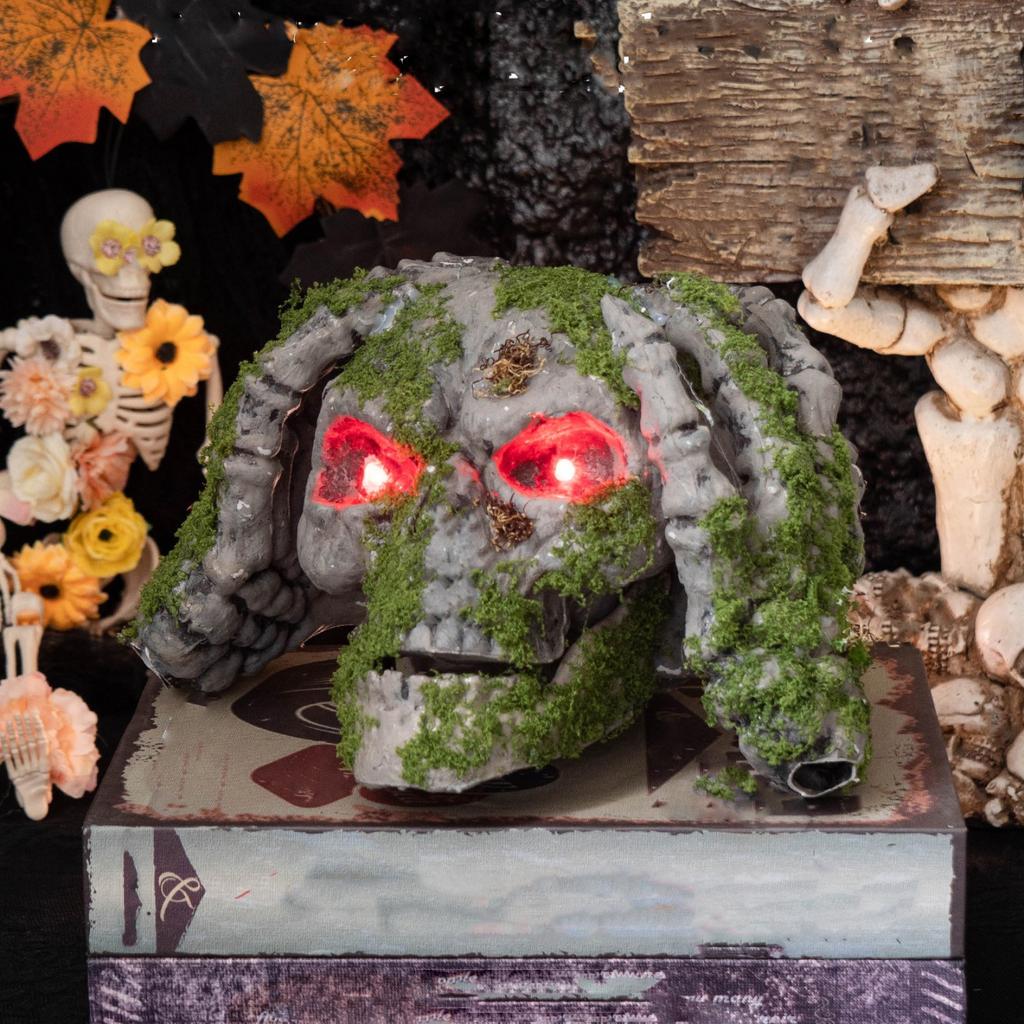 Mossy Glowing Old With Hands Holding Head, Flexible And Versatile In Multiple Scenes